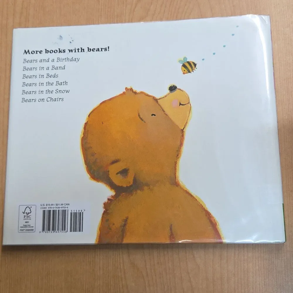 6 Childrens‎ Hardcover Books About Bears
